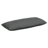 vidaXL Coj&iacute;n de Espalda Gris oscuro 120 x 19 x 50 cm tela