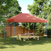 vidaXL Tienda de fiesta plegable Pop-Up terracota 440x292x315 cm