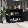 vidaXL Mueble de cocina exterior madera maciza pino negro 106x55x92 cm