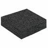 vidaXL Patio de gr&aacute;nulo de goma Negro 9 x 9 x 2 cm Goma