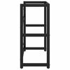 vidaXL Estructura de lavabo de hierro negro 79x38x83 cm