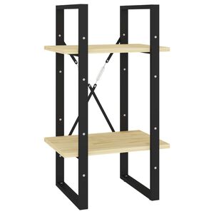 vidaXL Estanter&iacute;a de 2 niveles madera maciza de pino 40x30x70 cm