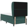 vidaXL Cama tipo Box Spring Verde oscuro 200 x 90 cm Poli&eacute;ster