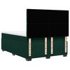 vidaXL Cama box spring con colch&oacute;n terciopelo verde oscuro 160x200 cm