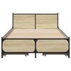 vidaXL Cama con cajones madera ingenier&iacute;a roble Sonoma 90x190 cm