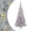 vidaXL &Aacute;rbol de Navidad Plateado 180 cm PET