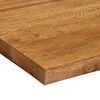 vidaXL Tablero de mesa rectangular madera maciza mango 120x70x3,8 cm