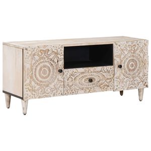 vidaXL Mueble de TV 105 x 33,5 x 46 cm Madera de mango maciza