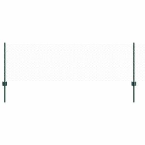 vidaXL Valla hexagonal con poste 25 x 0,6 m Acero recubierto de PVC