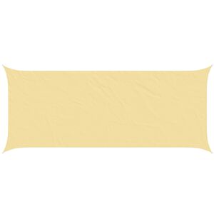 vidaXL Toldo Vela de Sombra Arena 6 x 2,5 m 100% Poli&eacute;ster Oxford