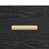 vidaXL Armario de Noche con caj&oacute;n 2 pcs Roble Negro 40 x 35 x 47 cm