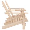 vidaXL Sillas de jard&iacute;n Adirondack con mesita madera maciza de abeto
