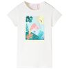 Camiseta infantil color crudo 104