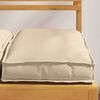 vidaXL Coj&iacute;n 6 pcs Beige 40 x 40 x 8 cm Tela Oxford