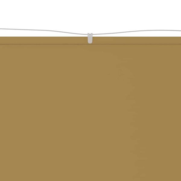 vidaXL Toldo vertical beige 180x1000 cm tela oxford