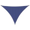 vidaXL Toldo de vela triangular tela Oxford azul 3x4x5 m