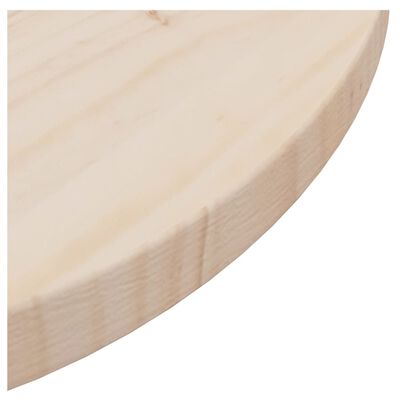 vidaXL Superficie de mesa madera maciza de pino Ø80x2,5 cm