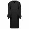 vidaXL Sudadera manta KINN Negro XL Algod&oacute;n