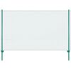 vidaXL Valla de malla alambre con postes acero verde 25x2 m