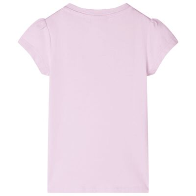 Camiseta infantil rosa claro 92