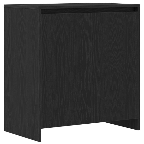 vidaXL Aparador 3 pcs Negro 70 x 41 x 75 cm Madera de ingenier&iacute;a