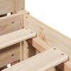vidaXL Estructura de cama sin colch&oacute;n madera de pino blanca 140x200 cm