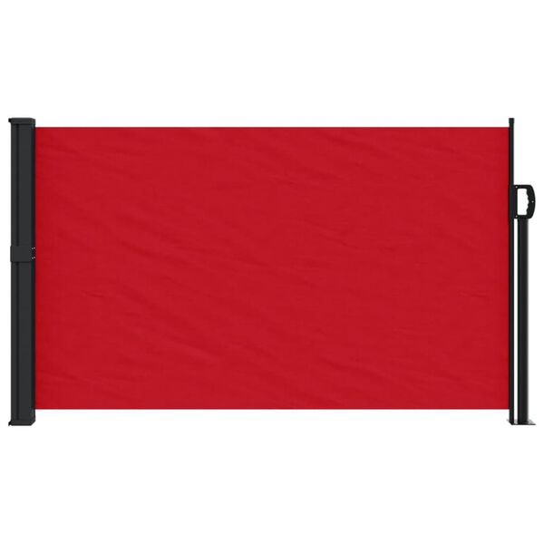 vidaXL Toldo lateral retr&aacute;ctil rojo 120x500 cm