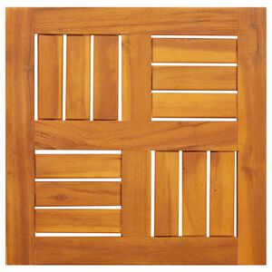 vidaXL Tablero de mesa cuadrado madera maciza de acacia 40x40x2 cm