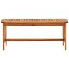 vidaXL Mesa de centro de madera maciza de acacia 102x50x43 cm