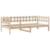 vidaXL Sof&aacute; cama con cajones madera maciza de pino 90x200 cm