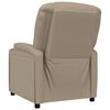 vidaXL Sillón reclinable de cuero sintético color capuchino