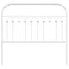 vidaXL Cabecero de metal blanco 107 cm