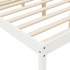 vidaXL Cama senior sin colch&oacute;n madera maciza de pino blanco 140x190 cm
