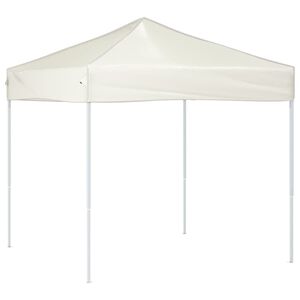 vidaXL Carpa para fiestas plegable color crema 2x2 m
