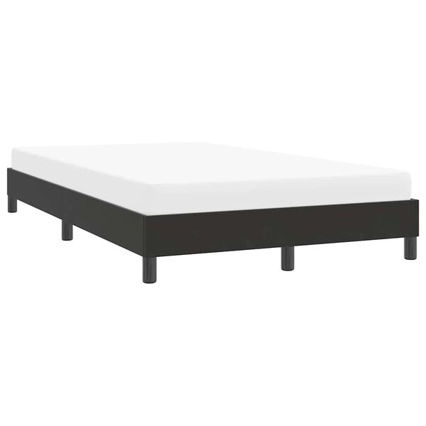 vidaXL Estructura de cama sin colch&oacute;n terciopelo negro 120x220 cm