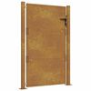vidaXL Puerta de jard&iacute;n 100x125 cm de acero corten