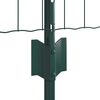 vidaXL Valla con Poste Verde 0,4 x 25 m Acero y PVC