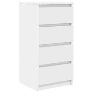 vidaXL Aparador blanco 37,5x35x76 cm madera de ingenier&iacute;a