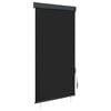 vidaXL Estor enrollable de exterior gris antracita 80x250 cm