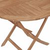 vidaXL Juego de comedor para jard&iacute;n 5 piezas madera maciza de teca