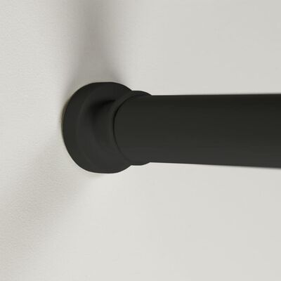 Sealskin Barra telescópica para cortina de ducha negro 80-130 cm