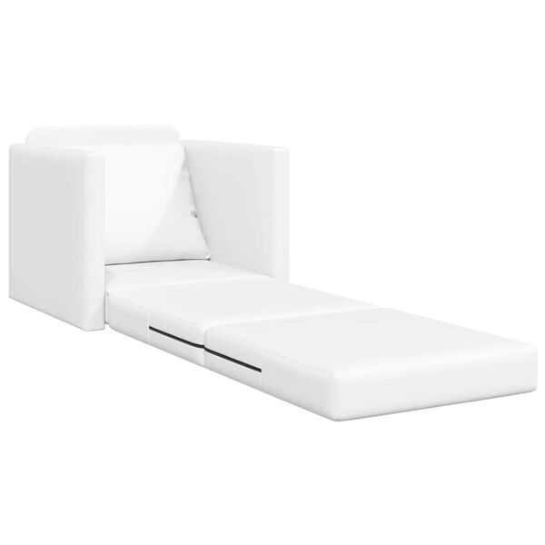 vidaXL Sof&aacute; cama 60cm Cuero artificial