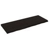 vidaXL Estante pared madera roble tratada marr&oacute;n oscuro 160x60x(2-6)cm