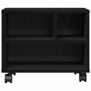 vidaXL Soporte para Impresora Roble Negro 41 x 32 x 34,5 cm