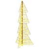 vidaXL &Aacute;rbol de Navidad 100 LED Blanco C&aacute;lido 120 cm PET