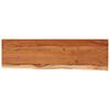 vidaXL Estante pared rectangular madera acacia borde vivo 70x20x2,5 cm