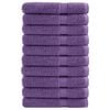 vidaXL Toallas de sauna SOLUND 10 unidades morado 80x200 cm 600 gsm