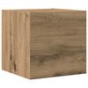 vidaXL Mueble para TV de pared madera contrachapada artesanal 7 piezas