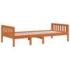 vidaXL Cama de ni&ntilde;os sin colch&oacute;n madera maciza pino marr&oacute;n 75x190 cm