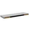 vidaXL Estante flotante de pared MDF gris hormig&oacute;n 80x23,5x3,8 cm